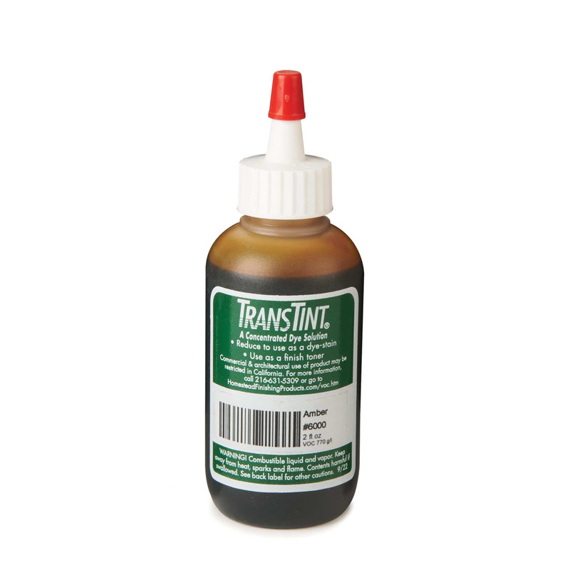 Alcohol / Water Soluble Dye - 2 oz - Color:Amber